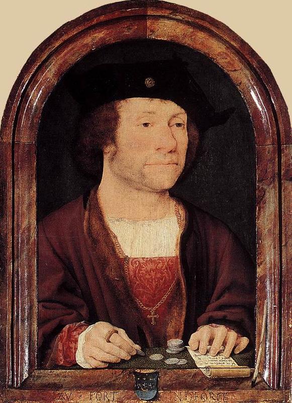 CLEVE, Joos van Portrait of Anthonis van Hilten fdg